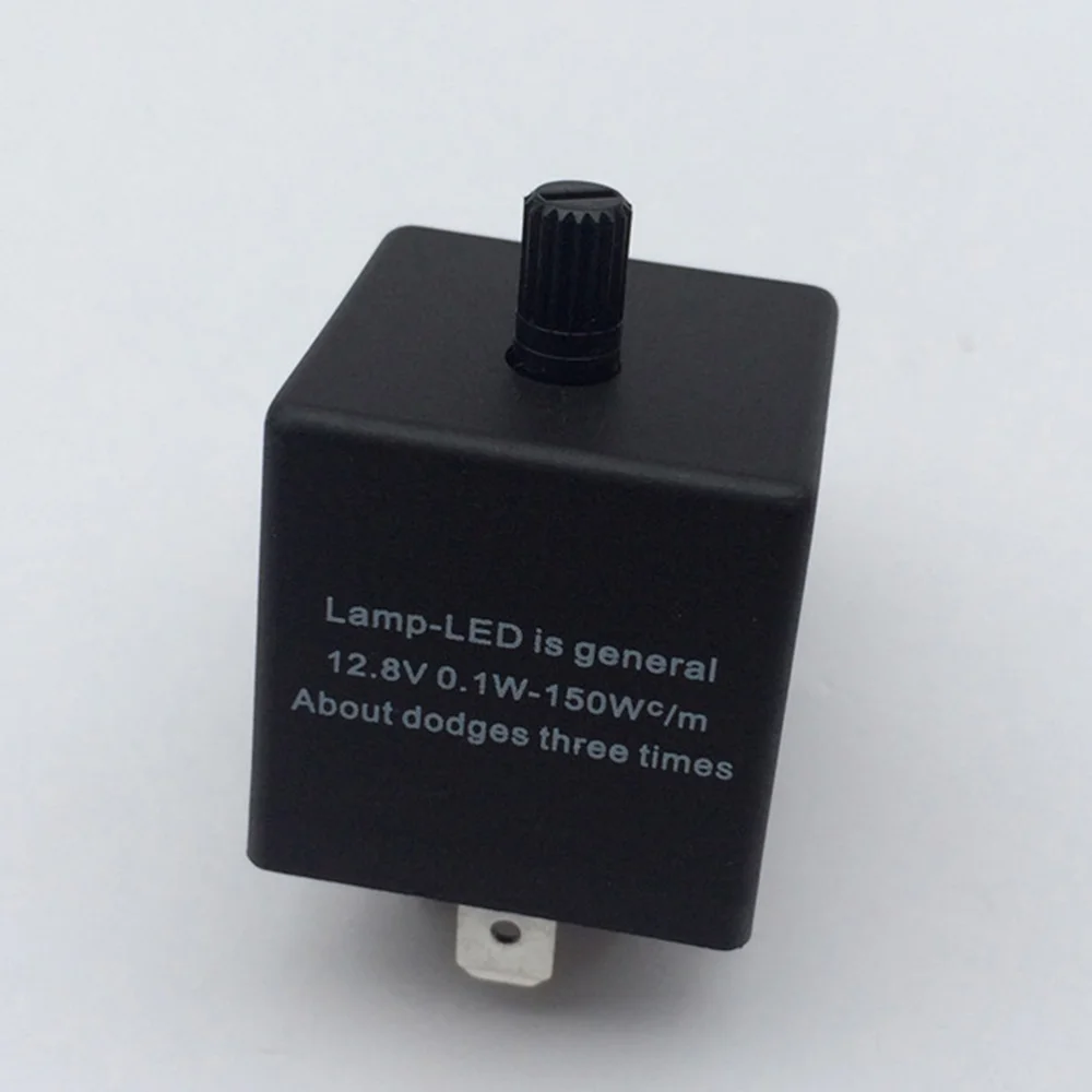 CF13 JL-02 Adjustable Frequency Car Vehicle LED Light Lamp 3 Pin Flasher Relay (Black)
CF13 JL-02 Adjustable Frequency Car Vehicle LED Light Lamp 3 Pin Flasher Relay (Black)