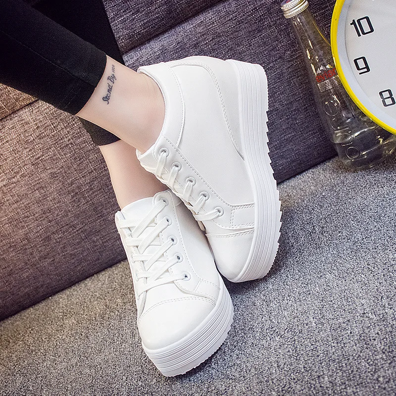 Spring New Womens Casual Sports Shoes Internal Increase Women's Platform Shoes Korean Version Student White Shoes Flats Women
Spring New Womens Casual Sports Shoes Internal Increase Women's Platform Shoes Korean Version Student White Shoes Flats Women