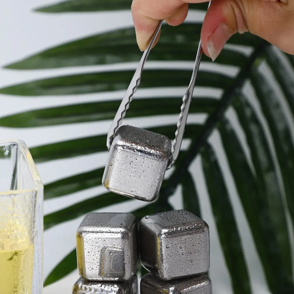 Stone Ice Cubes Stainless Steel Ice Cubes Reusable Chilling Frozen Rocks For Whiskey Wine Beverage Juice
Stone Ice Cubes Stainless Steel Ice Cubes Reusable Chilling Frozen Rocks For Whiskey Wine Beverage Juice