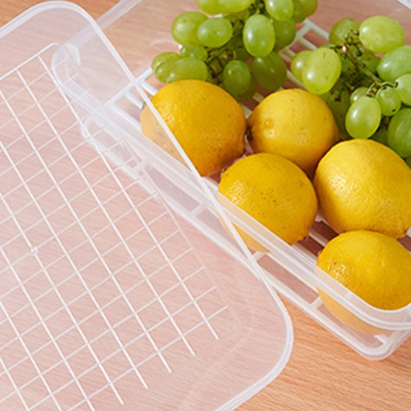 Sealed Plastic Rectangular Refrigerator Box Food Storage Containers 
Sealed Plastic Rectangular Refrigerator Box Food Storage Containers