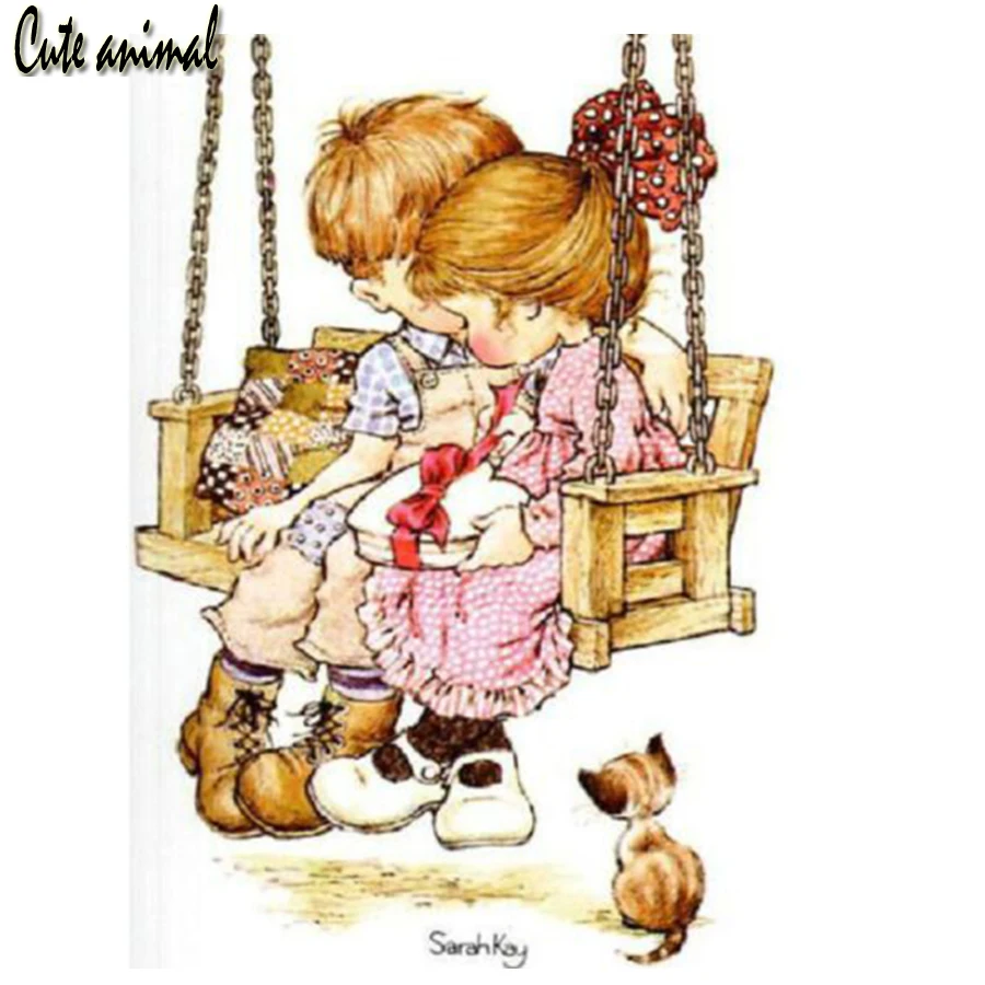 5D Diamond Painting Full Drill Square Needlework Diamond Embroidery Boy And Girl Picture Rhinestone Child And Cat Mosaic Decor
5D Diamond Painting Full Drill Square Needlework Diamond Embroidery Boy And Girl Picture Rhinestone Child And Cat Mosaic Decor