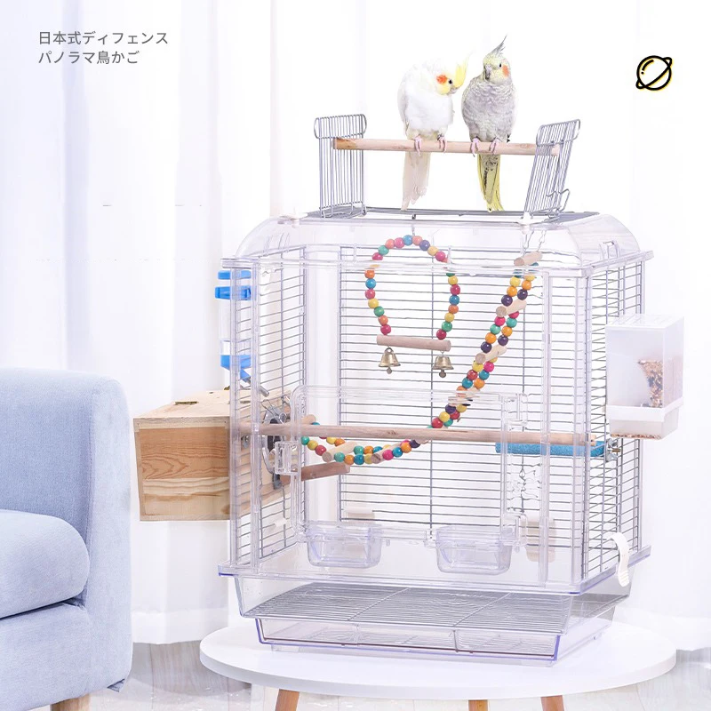 Tray Type Parrot Bird Cage With Top Skylight Thrush Tiger Skin Black Phoenix Peony Myna Home Large Luxury Villa Breeding Cage
Tray Type Parrot Bird Cage With Top Skylight Thrush Tiger Skin Black Phoenix Peony Myna Home Large Luxury Villa Breeding Cage