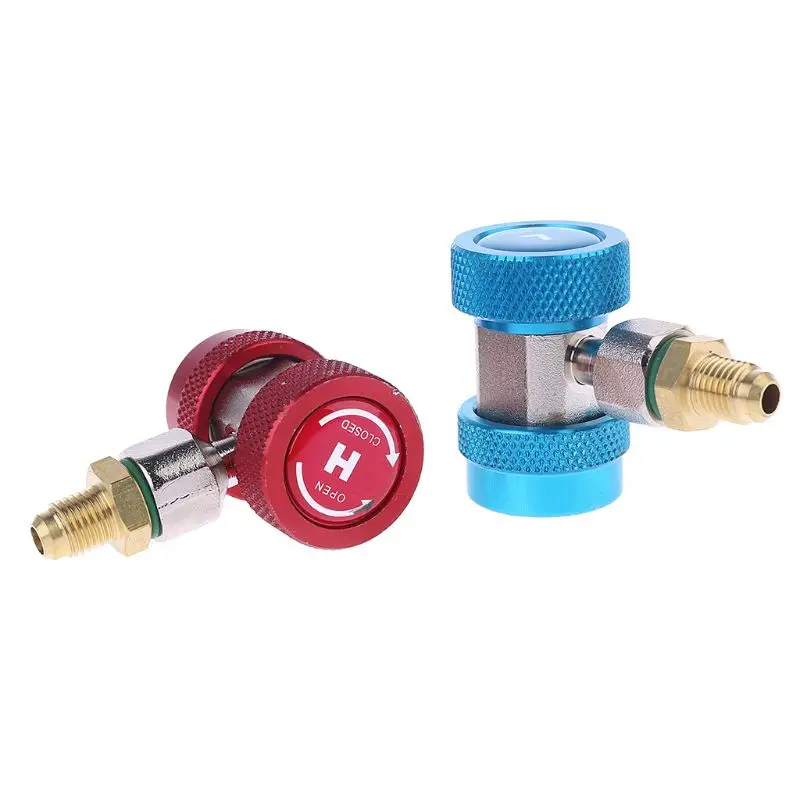2Pcs R134A H / L Adapters Quick Coupling Air Conditioner Coolant Adjustable New N84F
2Pcs R134A H / L Adapters Quick Coupling Air Conditioner Coolant Adjustable New N84F