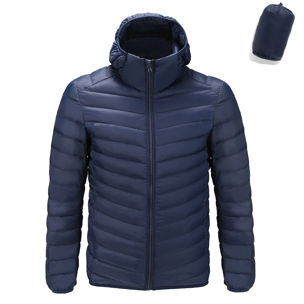 Autumn Winter Men Ultra Lightweight Packable Duck Down Jacket Water Wind-Resistant Breathable Coat Plus Size Men Hoodies Jackets
Autumn Winter Men Ultra Lightweight Packable Duck Down Jacket Water Wind-Resistant Breathable Coat Plus Size Men Hoodies Jackets