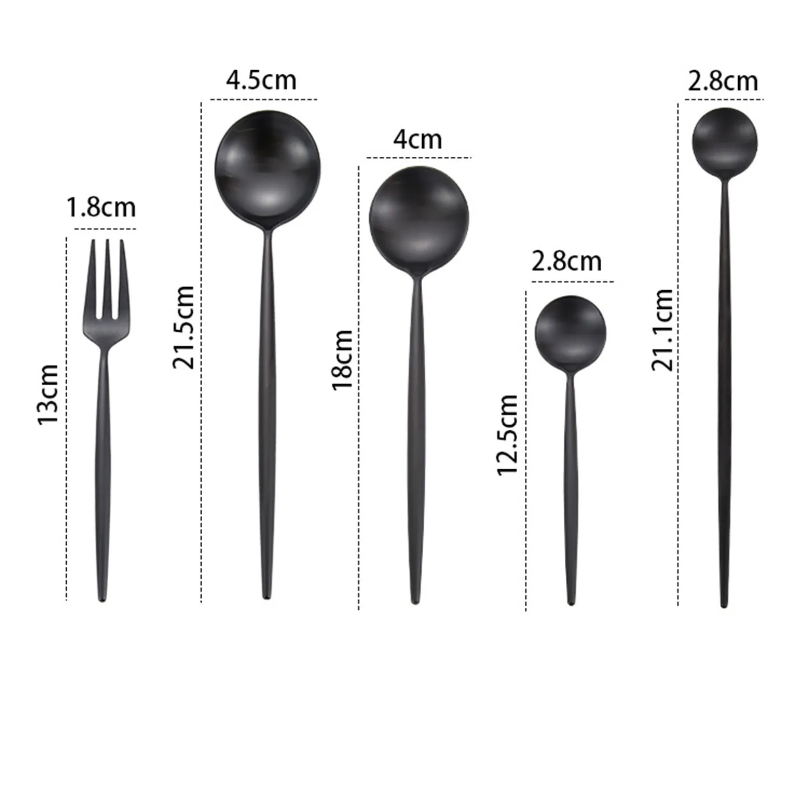 Fashion Silver Black Cutlery Forks Spoons Knives Tableware Stainless Steel Dinner Coffee Dessert Spoon Kitchen Home Flatware
Fashion Silver Black Cutlery Forks Spoons Knives Tableware Stainless Steel Dinner Coffee Dessert Spoon Kitchen Home Flatware