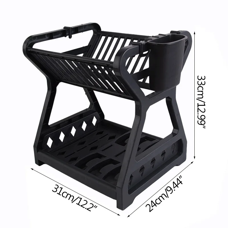Household Dish Drying Rack Kitchen Supplies Dish Storage Drain Rack Multifunctional Double-Layer Dish Filter Rack Kichen Items
Household Dish Drying Rack Kitchen Supplies Dish Storage Drain Rack Multifunctional Double-Layer Dish Filter Rack Kichen Items