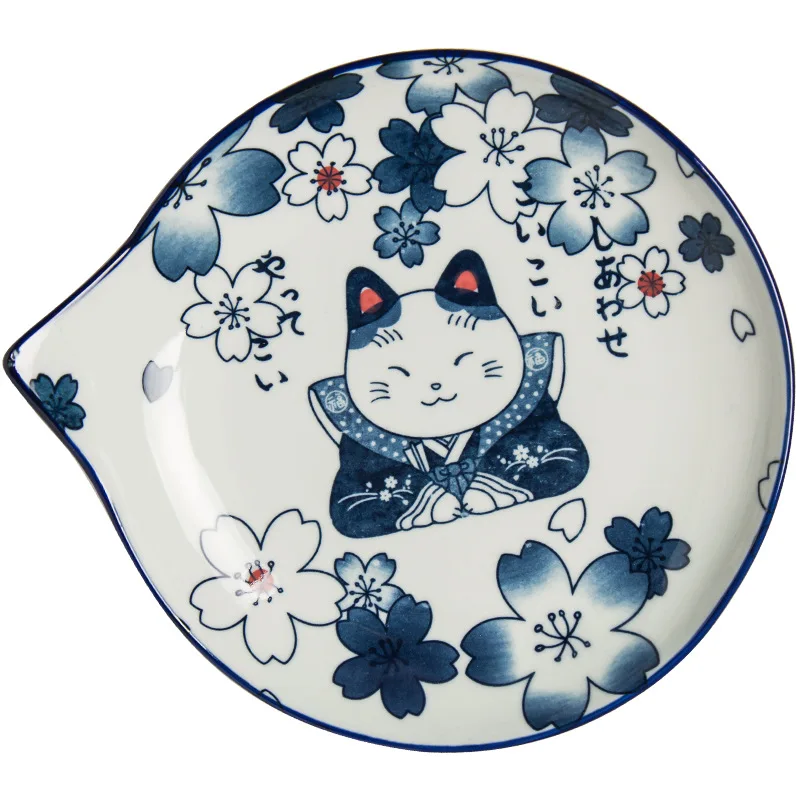Ceramic Plate Tableware Japanese Main Meal Fruit Plate Creative Cute Cartoon Cat Water Drop Plate Kitchen Tool
Ceramic Plate Tableware Japanese Main Meal Fruit Plate Creative Cute Cartoon Cat Water Drop Plate Kitchen Tool