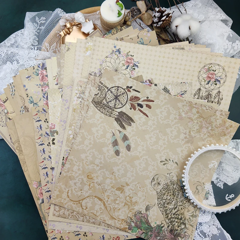 12"X12" Scrapbooking paper Dreamcatches pack of 24 sheets 12 patterns handmade craft paper craft Background pad DCS001
12"X12" Scrapbooking paper Dreamcatches pack of 24 sheets 12 patterns handmade craft paper craft Background pad DCS001