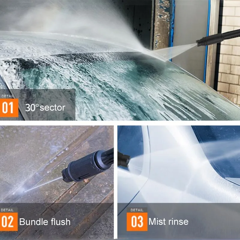 High Pressure Car Washer Wireless Wash Spray Gun Portable Water Rechargeable Lithium Battery Artifact | Бытовая техника