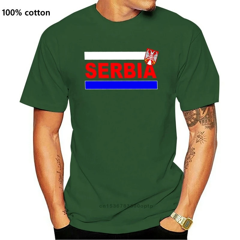 Новая летняя мужская повседневная модная футболка Serbien футболка с Сербией фанатом
Новая летняя мужская повседневная модная футболка Serbien футболка с Сербией фанатом
