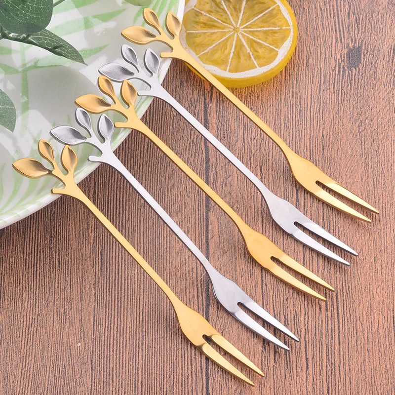 Appetizer Cake Fruit Forks Set of 8,Gold Leaf Cocktail Picks 4.7 Inches Tasting Dessert Forks Kitchen Accessory Wedding Party
Appetizer Cake Fruit Forks Set of 8,Gold Leaf Cocktail Picks 4.7 Inches Tasting Dessert Forks Kitchen Accessory Wedding Party