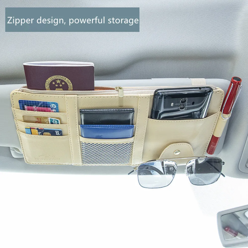 Car Sun Visor Bill Pen Business Card Holder CD DVD Organizer Storage Box Sunglasses Clip Stowing Tidying Car Accessories hot
Car Sun Visor Bill Pen Business Card Holder CD DVD Organizer Storage Box Sunglasses Clip Stowing Tidying Car Accessories hot