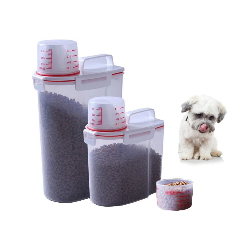 Pet Dog Food Box Sealed Storage Bucket Cat Food Box Moisture-proof Rice Barrel Miscellaneous Grain Pet Food Barrel Measuring Cup
Pet Dog Food Box Sealed Storage Bucket Cat Food Box Moisture-proof Rice Barrel Miscellaneous Grain Pet Food Barrel Measuring Cup