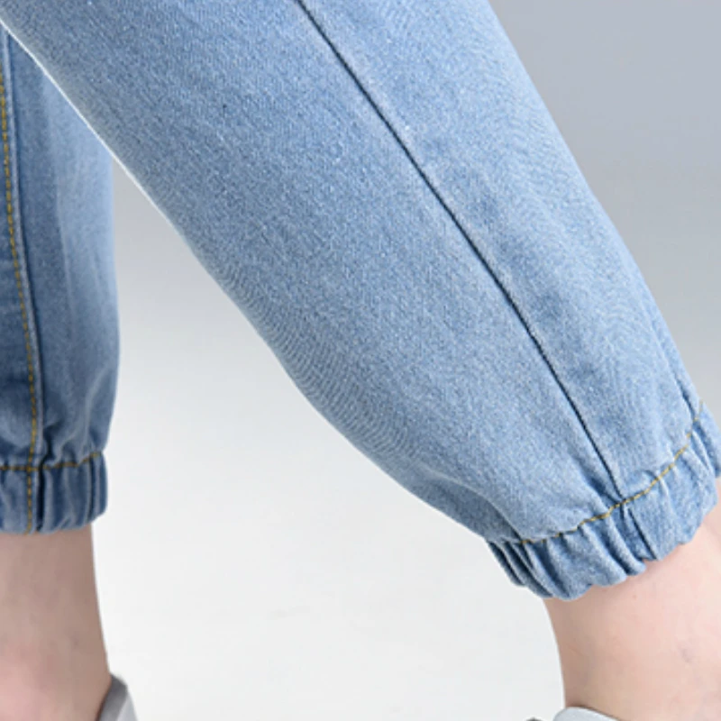 Jeans Women Summer Ripped Washed Blue Denim Harem Solid Femme Elastic-waist Slim All-match 3XL Simple Fashion Ulzzang Womens New
Jeans Women Summer Ripped Washed Blue Denim Harem Solid Femme Elastic-waist Slim All-match 3XL Simple Fashion Ulzzang Womens New