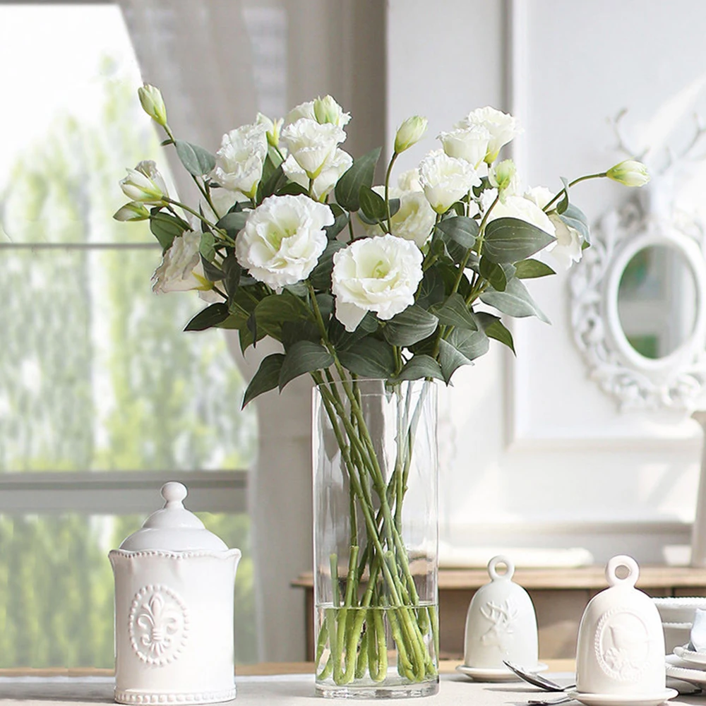 3PCS Artificial Eustoma Flower 4 Branches 70cm Decorative Fake Flower Bouquet For Christmas Wedding Party Home Decor
3PCS Artificial Eustoma Flower 4 Branches 70cm Decorative Fake Flower Bouquet For Christmas Wedding Party Home Decor
