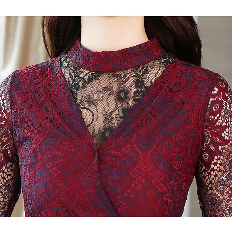 2021 Spring Winter Vintage New Plus Size Lace Sexy Midi Dress Korean Elegant Women Bodycon Party Black Mesh Dress Maxi Vestidos
2021 Spring Winter Vintage New Plus Size Lace Sexy Midi Dress Korean Elegant Women Bodycon Party Black Mesh Dress Maxi Vestidos