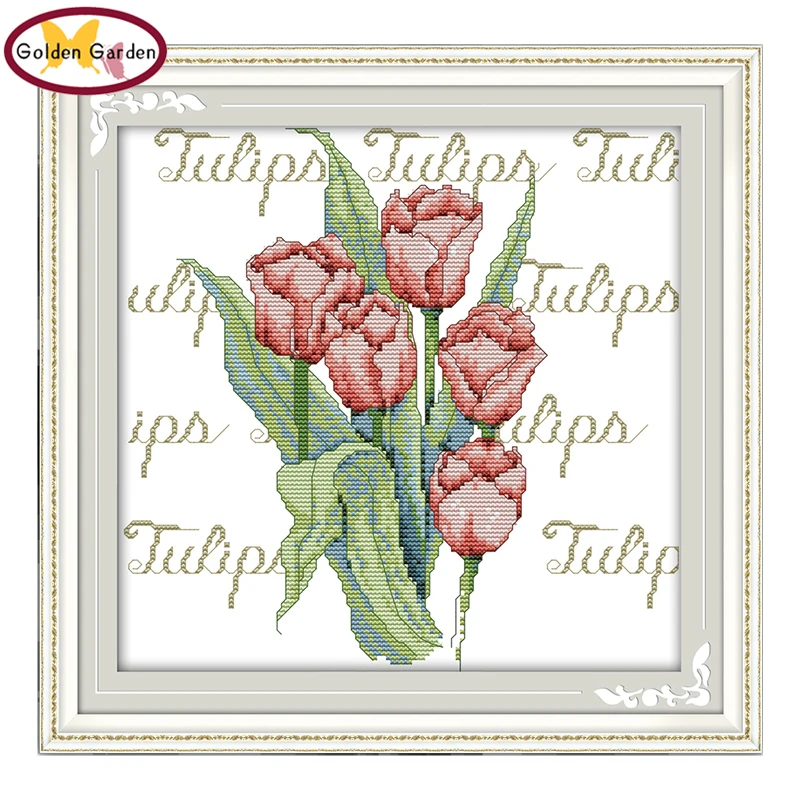 GG Tulip Flower Style Joy Sunday Needlework Embroidery Designs Handcraft Chinese Stamped Cross Stitch Patterns for Home Decor
GG Tulip Flower Style Joy Sunday Needlework Embroidery Designs Handcraft Chinese Stamped Cross Stitch Patterns for Home Decor