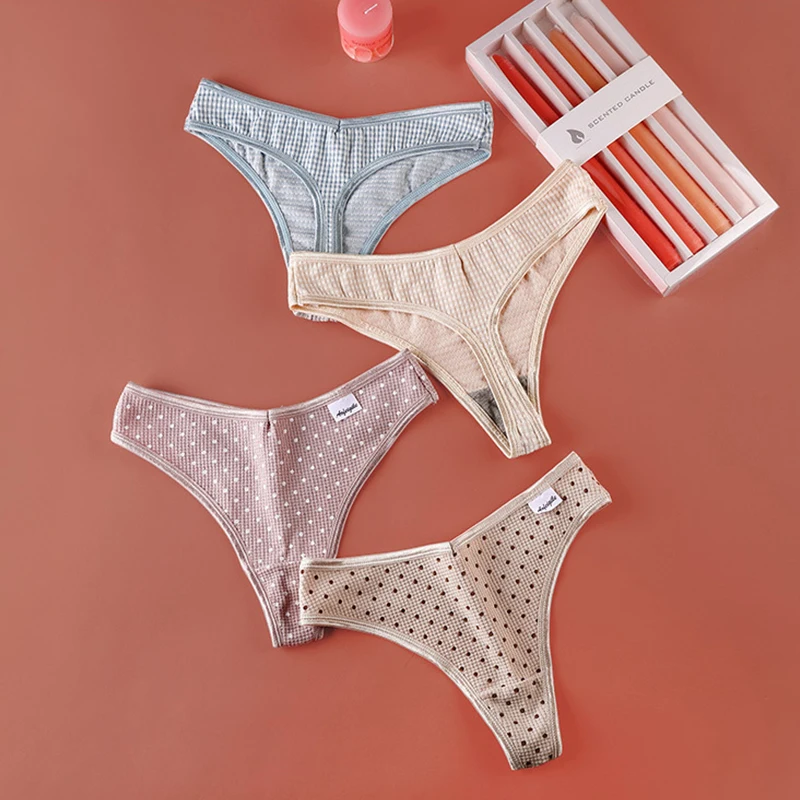 Polka Dot Seamless Low Waist Lingerie Underwear Briefs Thong G-String Seamless Lady Lingerie Comfortable Sexy
Polka Dot Seamless Low Waist Lingerie Underwear Briefs Thong G-String Seamless Lady Lingerie Comfortable Sexy