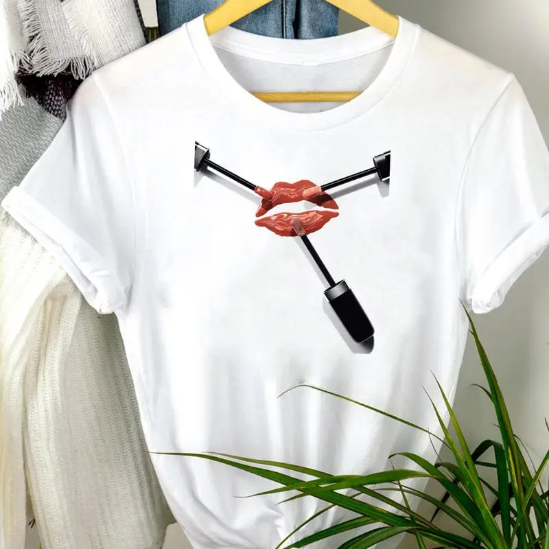 Cute Girl Pattern Cartoon Fashion Short-sleeved Summer Must-have All-match Simple Print Top Round Neck White Regular T-shirts
Cute Girl Pattern Cartoon Fashion Short-sleeved Summer Must-have All-match Simple Print Top Round Neck White Regular T-shirts
