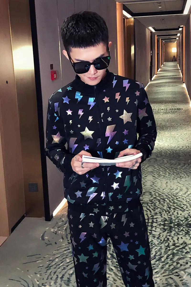 Star Colorful Printed 2 Piece Sets Fashion Casual Slim Street Sportswear 2020 Men's Shorts Short-sleeved Two-piece Hot Sale
Star Colorful Printed 2 Piece Sets Fashion Casual Slim Street Sportswear 2020 Men's Shorts Short-sleeved Two-piece Hot Sale