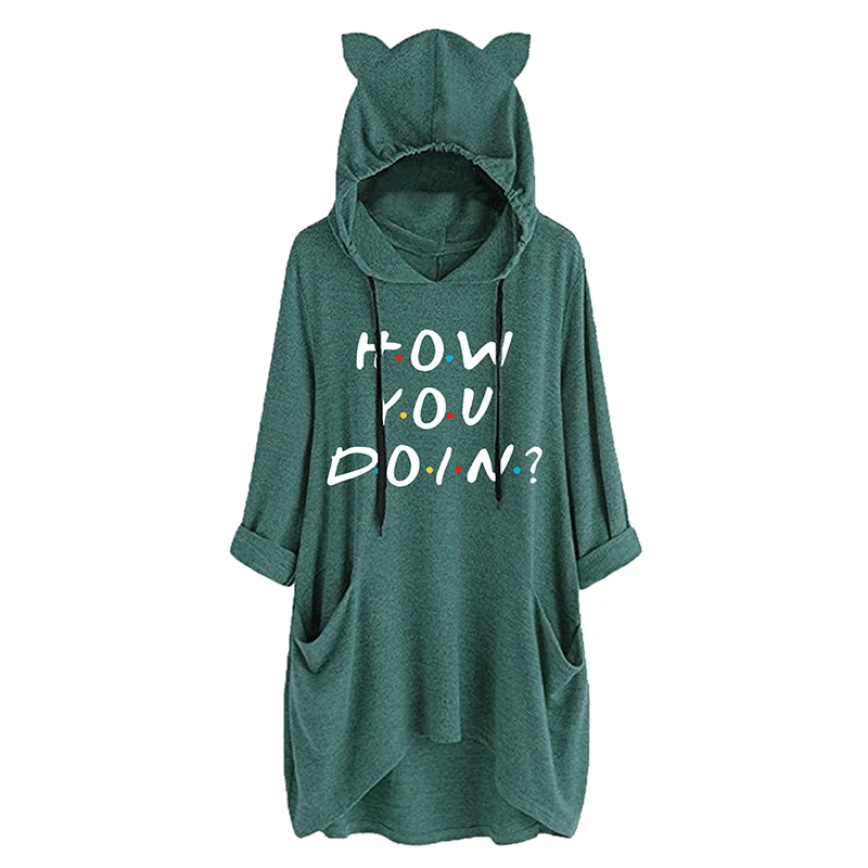 Autumn Cute Cat Ear Hoodies Women Clothes Oversized Hooded Harajuku Loose Sweatshirts Casual Letter Print Long Sleeve Pullovers
Autumn Cute Cat Ear Hoodies Women Clothes Oversized Hooded Harajuku Loose Sweatshirts Casual Letter Print Long Sleeve Pullovers