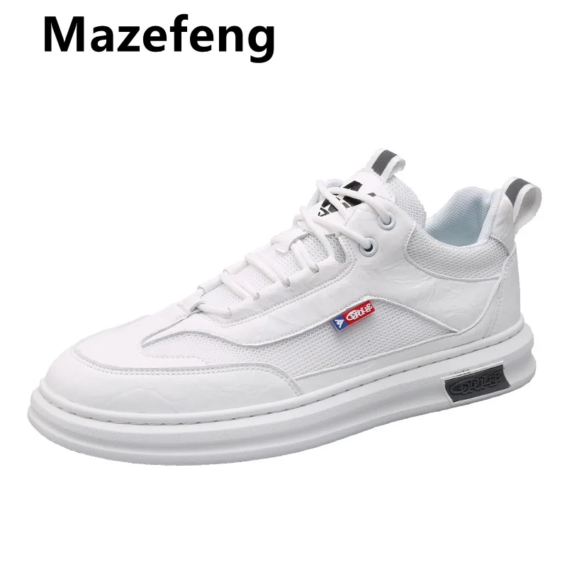 New Men's White Sneakers Women's Fashion Vulcanize Shoes Size 36-44 High Quality Hip Hop Shoes Platform Lace-up Running Shoes
New Men's White Sneakers Women's Fashion Vulcanize Shoes Size 36-44 High Quality Hip Hop Shoes Platform Lace-up Running Shoes
