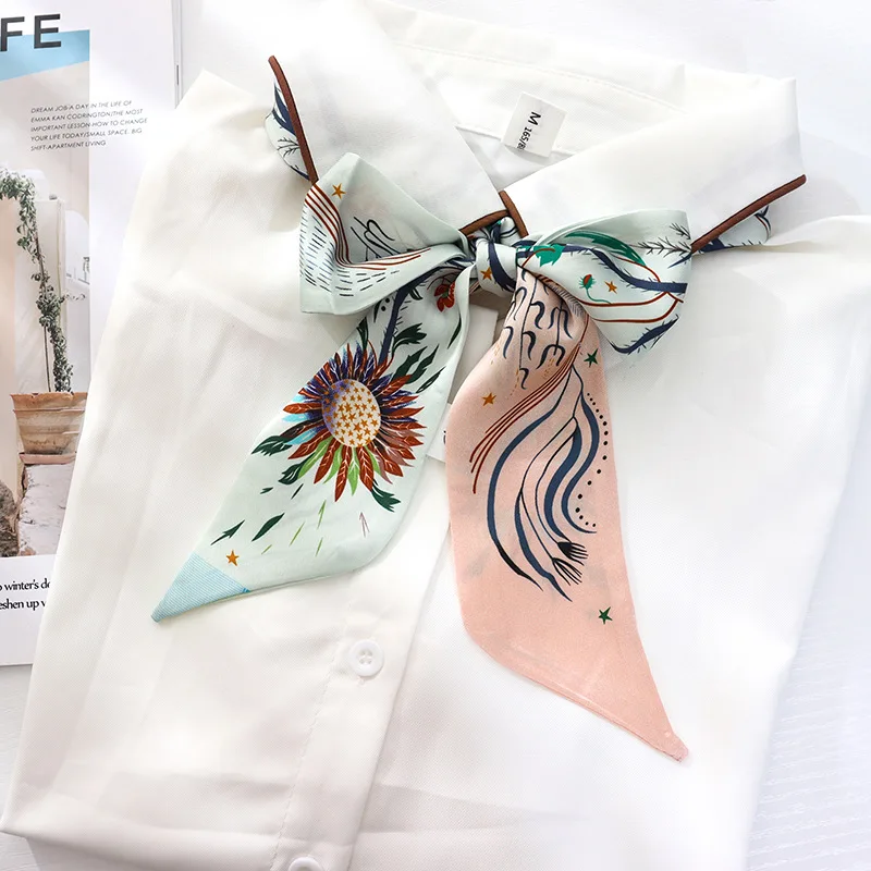 2021 Summer Long Small Silk Scarf Female Tie Bag Ribbon Belt Fashionable All - Match Summer Shirt Suit Scarf For Women
2021 Summer Long Small Silk Scarf Female Tie Bag Ribbon Belt Fashionable All - Match Summer Shirt Suit Scarf For Women