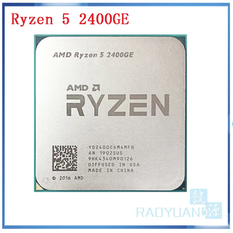 AMD Ryzen 5 2400GE R5 2400GE R5 Pro 2400GE 3.2 GHz Quad-Core Eight-Thread 35W CPU Processor YD2400C6M4MFB Socket AM4
AMD Ryzen 5 2400GE R5 2400GE R5 Pro 2400GE 3.2 GHz Quad-Core Eight-Thread 35W CPU Processor YD2400C6M4MFB Socket AM4