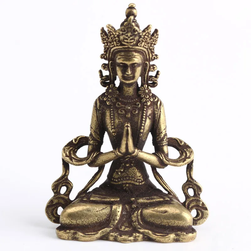 Buddha Statue Mini Ornament Handmade Craft Solid Brass Copper Lucky Health Fengshui Figurine For Interior Home Living Room Decor
Buddha Statue Mini Ornament Handmade Craft Solid Brass Copper Lucky Health Fengshui Figurine For Interior Home Living Room Decor