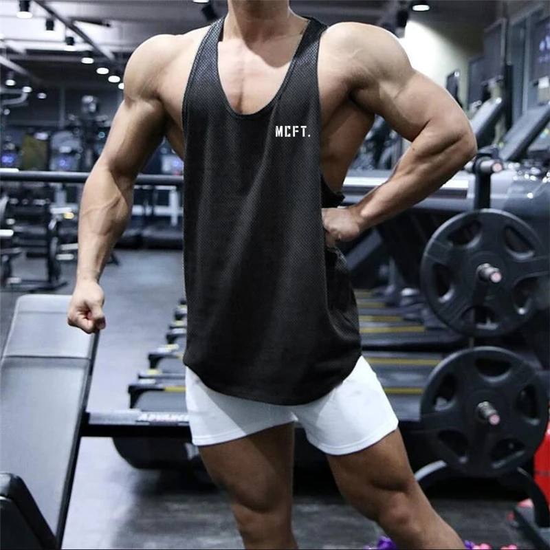 Muscle Guys New Mesh Tank Top Men Singlets Fashion Sports Workout Undershirt Gym Clothing Bodybuilding Sleeveless Fitness Vest
Muscle Guys New Mesh Tank Top Men Singlets Fashion Sports Workout Undershirt Gym Clothing Bodybuilding Sleeveless Fitness Vest