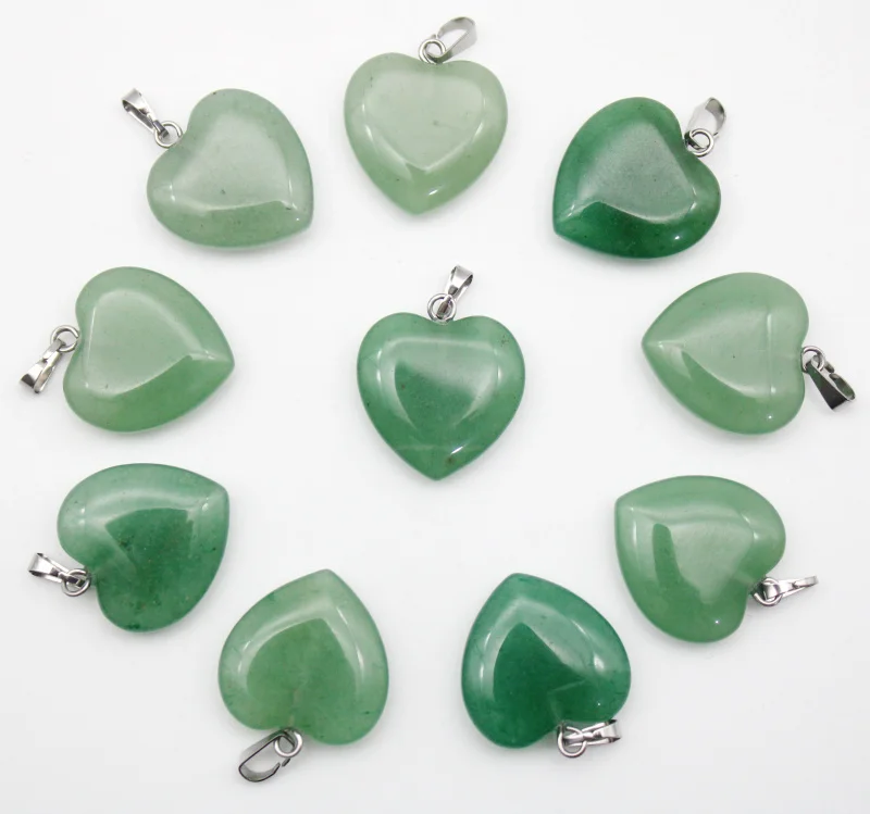 Wholesa 24pcs natural green aventurine stone Amethyst crystal 16mm heart pendant for DIY jewelry making necklace Accessories
Wholesa 24pcs natural green aventurine stone Amethyst crystal 16mm heart pendant for DIY jewelry making necklace Accessories