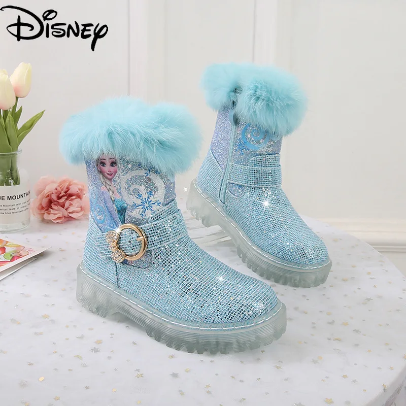 Original Disney Frozen Aisha Princess Girls Boots Children Martin Short Boots Baby Cotton Boots Kids Shoes for Girl
Original Disney Frozen Aisha Princess Girls Boots Children Martin Short Boots Baby Cotton Boots Kids Shoes for Girl