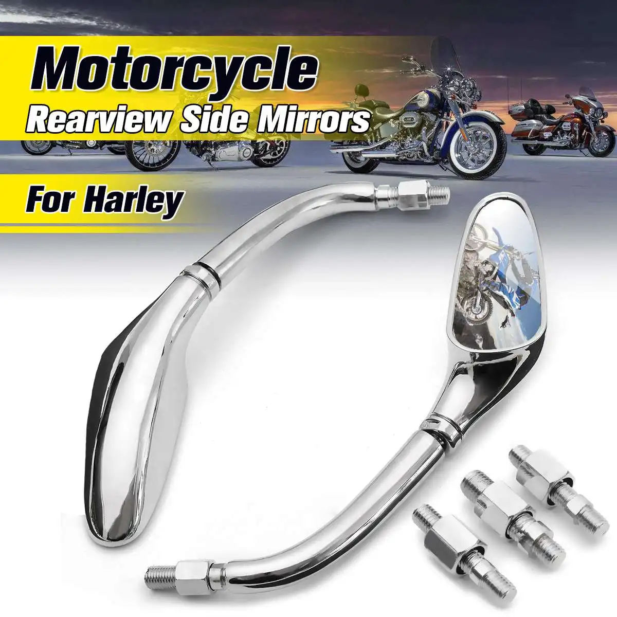 Pair For Davidson 1200 Iron 883 For Honda/Kawasaki/Suzuki/Yamaha Chrome Motorcycle Rear View Side Mirrors Chrome Accessories
Pair For Davidson 1200 Iron 883 For Honda/Kawasaki/Suzuki/Yamaha Chrome Motorcycle Rear View Side Mirrors Chrome Accessories