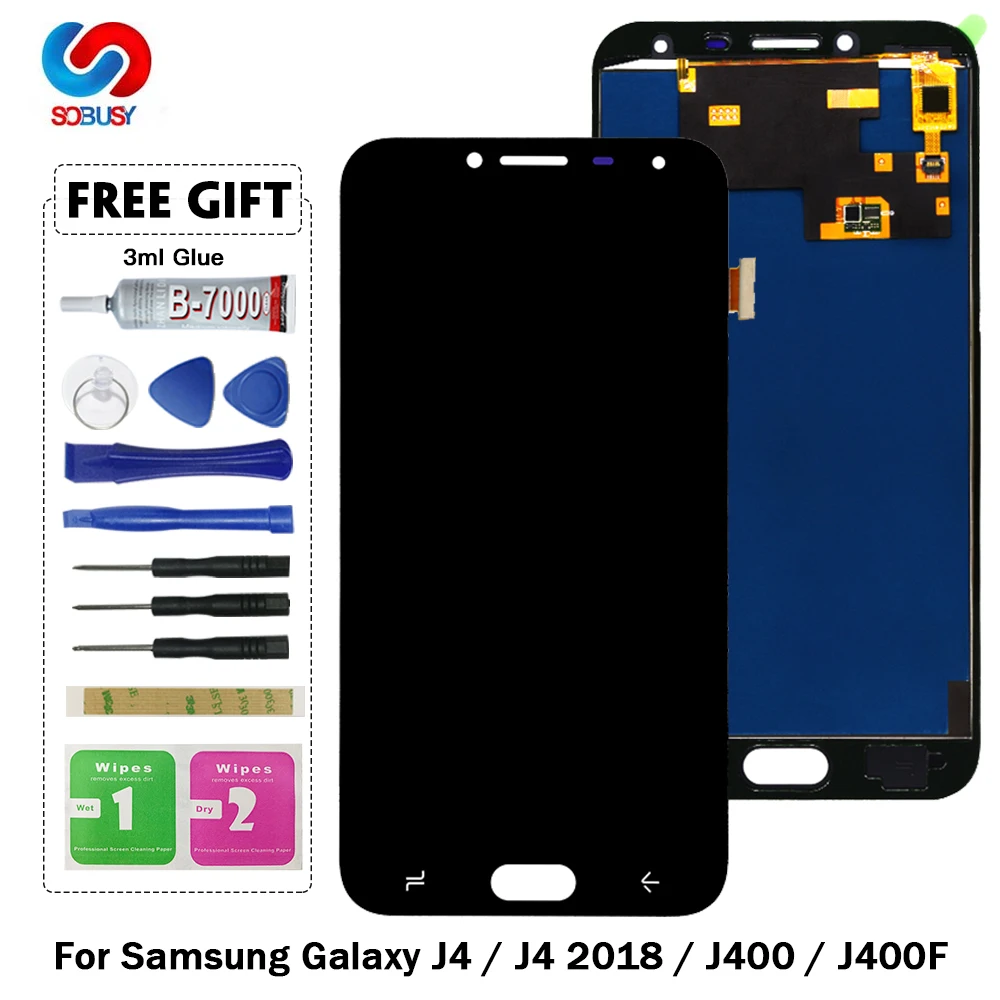 ЖК дисплей с дигитайзером сенсорного экрана в сборе для Samsung Galaxy J4 2018 J400 SM J400F J400H