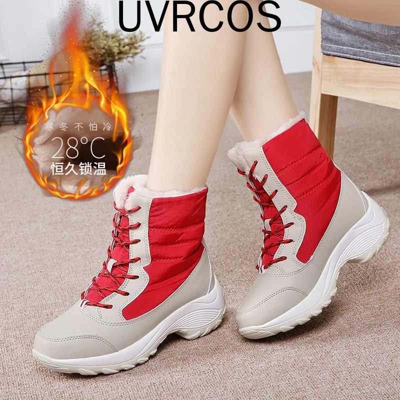 2022Women Boots Waterproof Winter Shoes Women Snow Boots Platform Keep Warm Ankle Winter Boots With Thick Fur Heels cotton boots
2022Women Boots Waterproof Winter Shoes Women Snow Boots Platform Keep Warm Ankle Winter Boots With Thick Fur Heels cotton boots