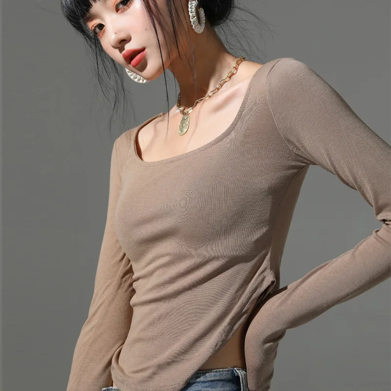 Slim Long Sleeve Woman T-Shirts Skinny Asymmetric Open Side Shirt Solid Harajuku Streetwear Sexy Tops 122512WTA
Slim Long Sleeve Woman T-Shirts Skinny Asymmetric Open Side Shirt Solid Harajuku Streetwear Sexy Tops 122512WTA