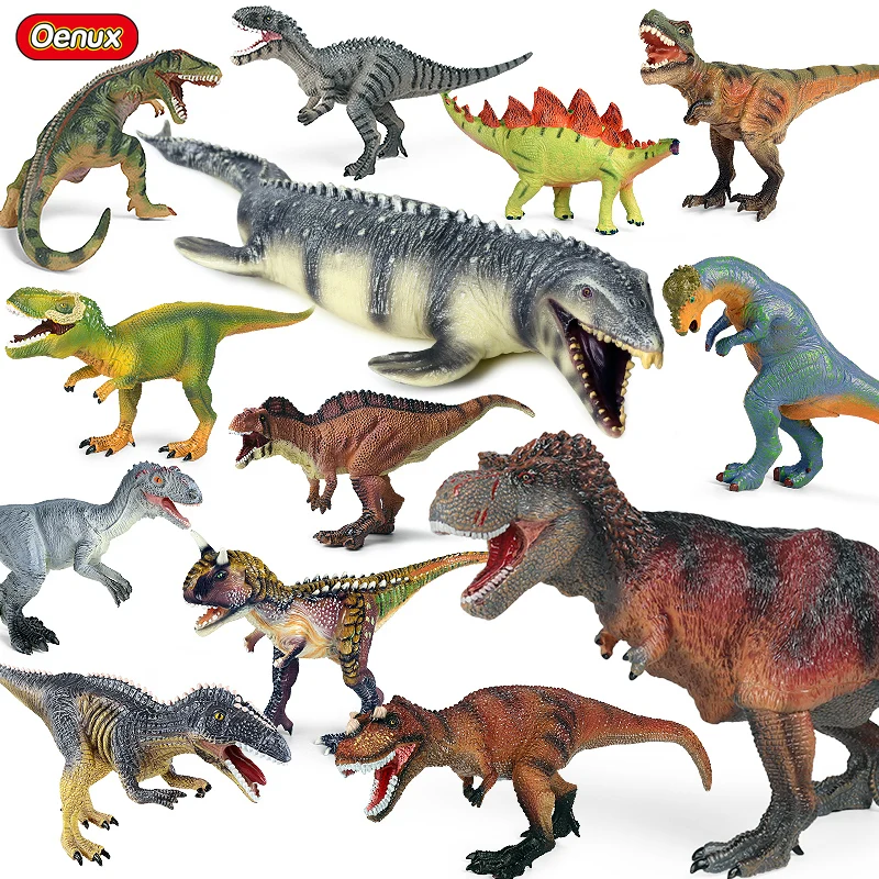 Oenux Soft Vinyl PVC Big Size Jurassic Carnotaurus Mosasaur T-Rex Action Figures Dinosaur Animals World Model Collection Kid Toy
Oenux Soft Vinyl PVC Big Size Jurassic Carnotaurus Mosasaur T-Rex Action Figures Dinosaur Animals World Model Collection Kid Toy