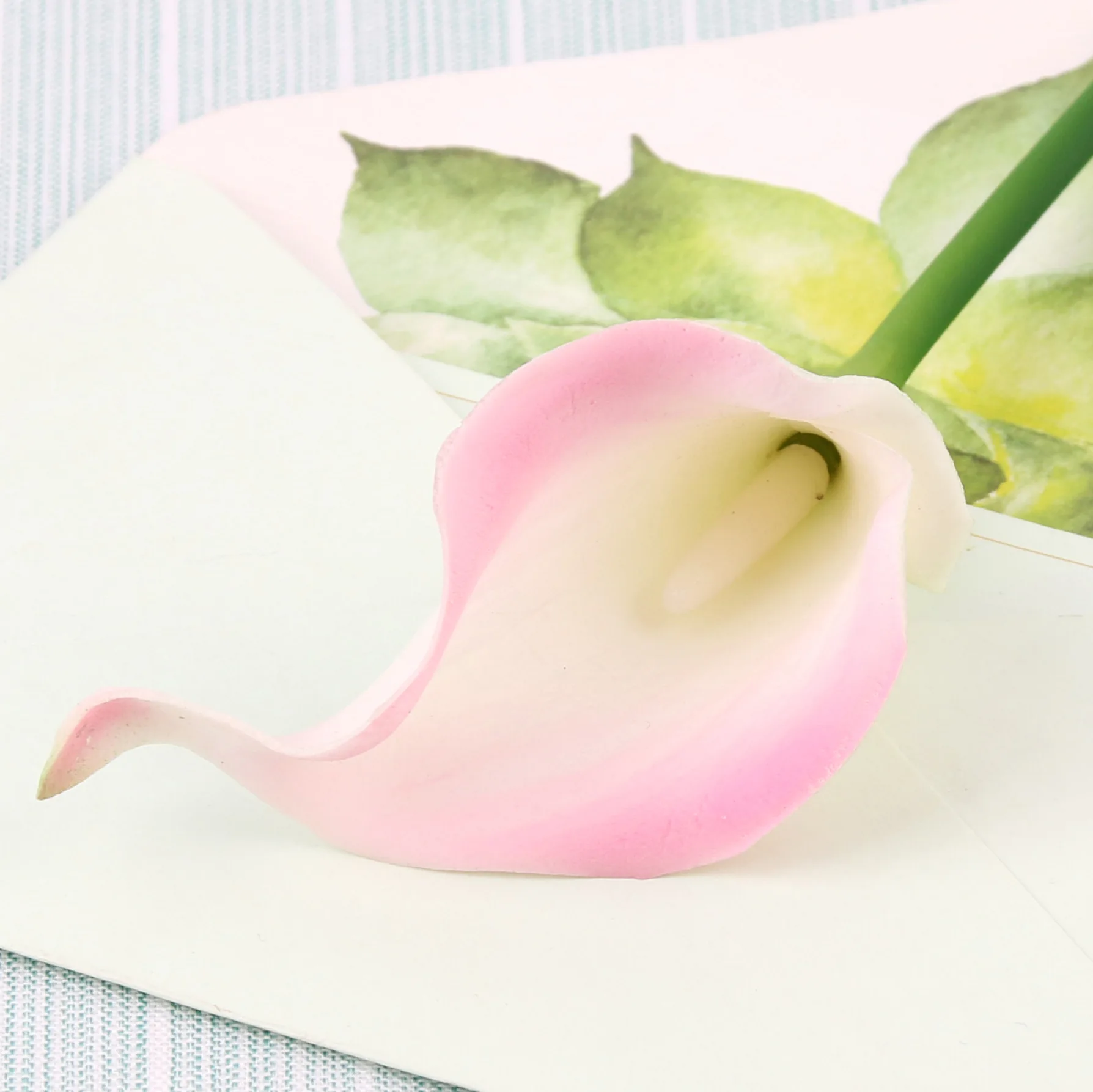 

Simulation Pu Mini Calla Lily Feel Real Touch Artificial Flowers Home Decoration Wedding Flower Arrangements Photography Props