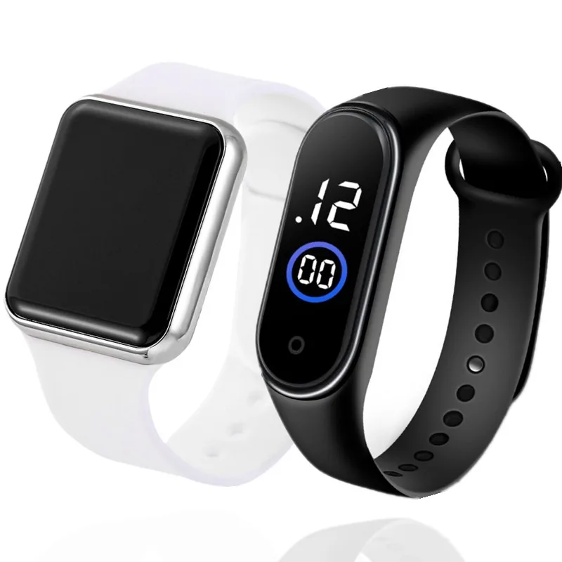 New 2PCS Men's Sports LED Digital Watch Men Women Waterproof Casual Electronic Watches Unisex Silicone Wristwatch Couple Watch
New 2PCS Men's Sports LED Digital Watch Men Women Waterproof Casual Electronic Watches Unisex Silicone Wristwatch Couple Watch