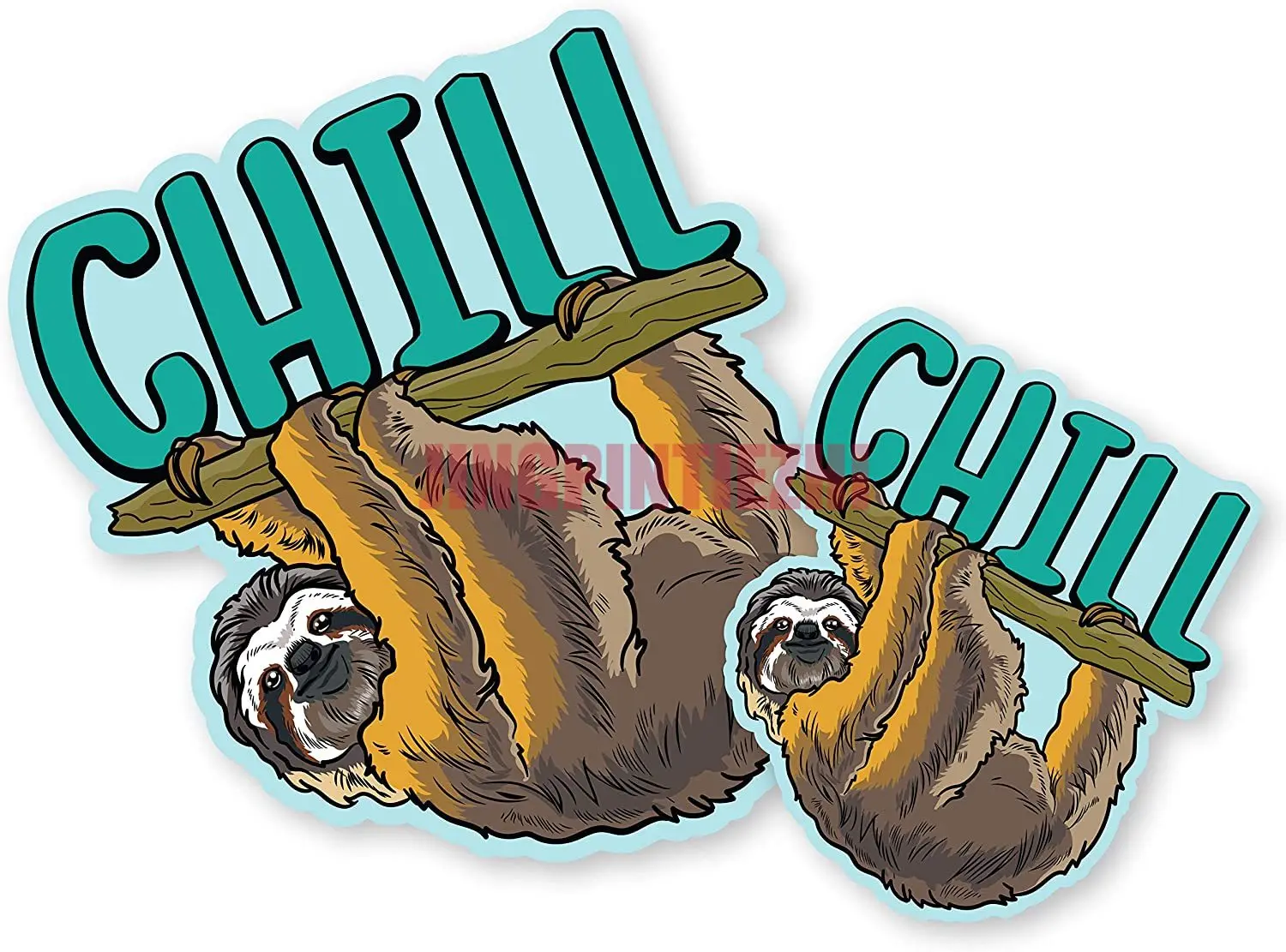 Personality Car Sticker Chill Sloth Decals Bumper Stickers for Cars, Cups, Glasses, Laptops, Coolers (two Pieces X2)
Personality Car Sticker Chill Sloth Decals Bumper Stickers for Cars, Cups, Glasses, Laptops, Coolers (two Pieces X2)