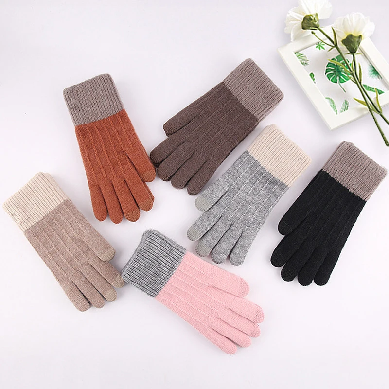Winter Warm Knitted Gloves Unisex Soft Thickened Gloves High Elastic Comfortable Solid Color 1 Pair Warm Fleece Gloves
Winter Warm Knitted Gloves Unisex Soft Thickened Gloves High Elastic Comfortable Solid Color 1 Pair Warm Fleece Gloves