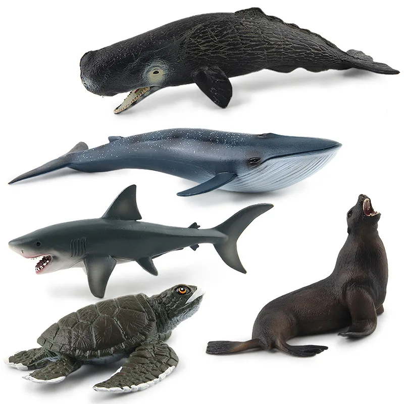 Коллекционная игрушка для детей морской мир имитация жизни черепаха краб рыба