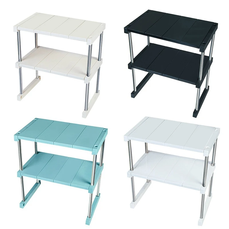 Double-layer Kitchen Storage Rack Refrigerator Plastic Bathroom Storage Rack Space-saving Household Storage Tool
Double-layer Kitchen Storage Rack Refrigerator Plastic Bathroom Storage Rack Space-saving Household Storage Tool