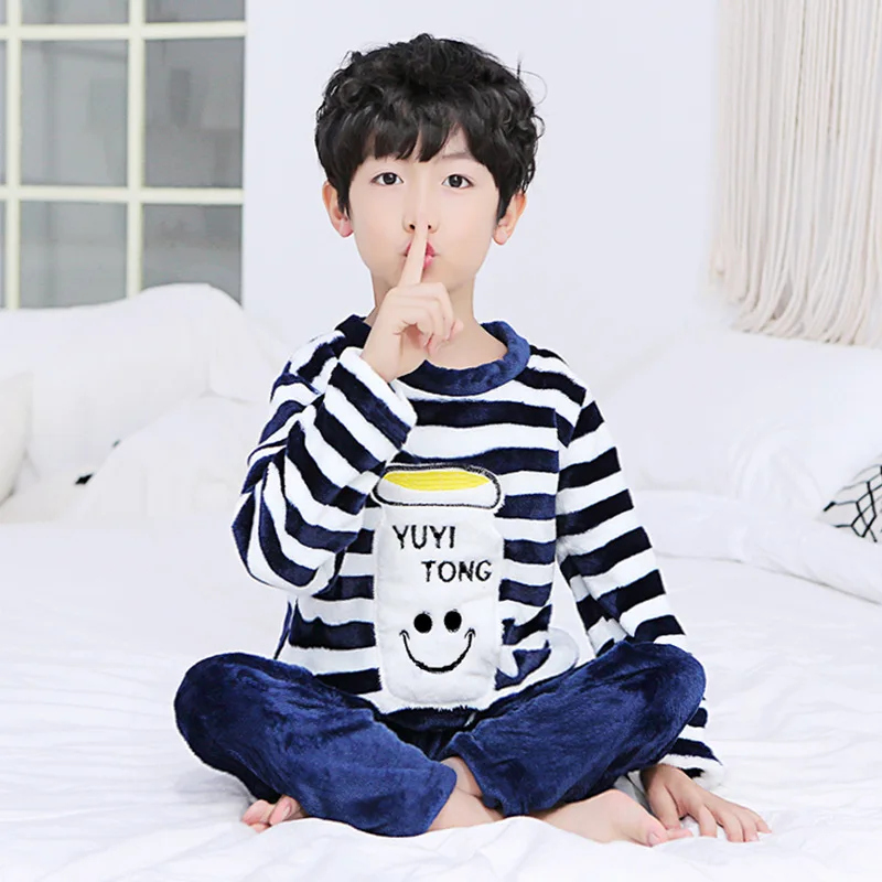 Winter Cartoon Coral Fleece Kids pijamas Homewear Boys Girls Winter Children Fleece Pajamas Warm Flannel Sleepwear Loungewear
Winter Cartoon Coral Fleece Kids pijamas Homewear Boys Girls Winter Children Fleece Pajamas Warm Flannel Sleepwear Loungewear
