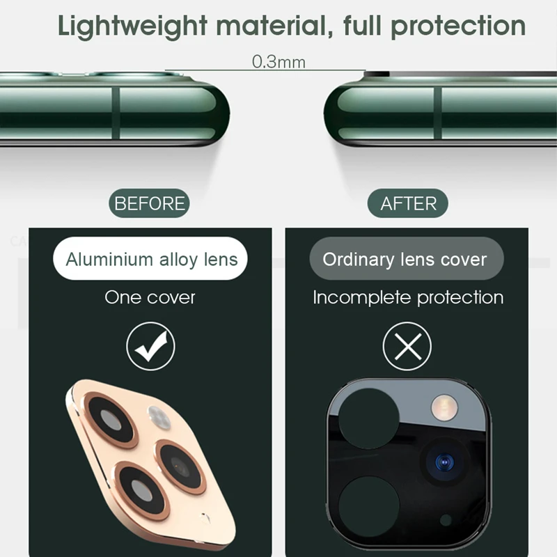 For iPhone X XS Max XR XS Seconds Change for iPhone 11 Pro Max Lens Sticker Camera Lens Screen Protector Change to For iPhone 11
For iPhone X XS Max XR XS Seconds Change for iPhone 11 Pro Max Lens Sticker Camera Lens Screen Protector Change to For iPhone 11