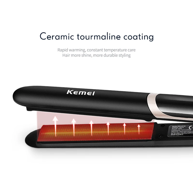 KEMEI Hair Straightener Classic Professional styler Fast Hair Straighteners Iron Hair Styling tool Good Quality
KEMEI Hair Straightener Classic Professional styler Fast Hair Straighteners Iron Hair Styling tool Good Quality