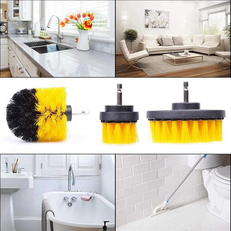 Drill Brush All Purpose Cleaner Scrubbing Brushes for Bathroom Surface Grout Tile Tub Shower Kitchen Auto Care Cleaning Tools
Drill Brush All Purpose Cleaner Scrubbing Brushes for Bathroom Surface Grout Tile Tub Shower Kitchen Auto Care Cleaning Tools