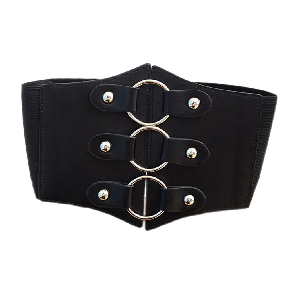 Waist Belt Wide Stretchy Punk Punk!Steampunk Fashion Buckle Corset Belt for Dress Halloween Costume Women Clothing Accessories
Waist Belt Wide Stretchy Punk Punk!Steampunk Fashion Buckle Corset Belt for Dress Halloween Costume Women Clothing Accessories