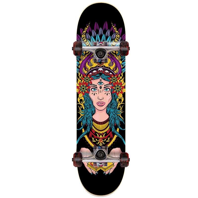 4 Wheel Beginner Professional Maple Skateboard Land Surf Skate Board Shape Maple wheels Deskorolka Sports Equipment BI50SB
4 Wheel Beginner Professional Maple Skateboard Land Surf Skate Board Shape Maple wheels Deskorolka Sports Equipment BI50SB