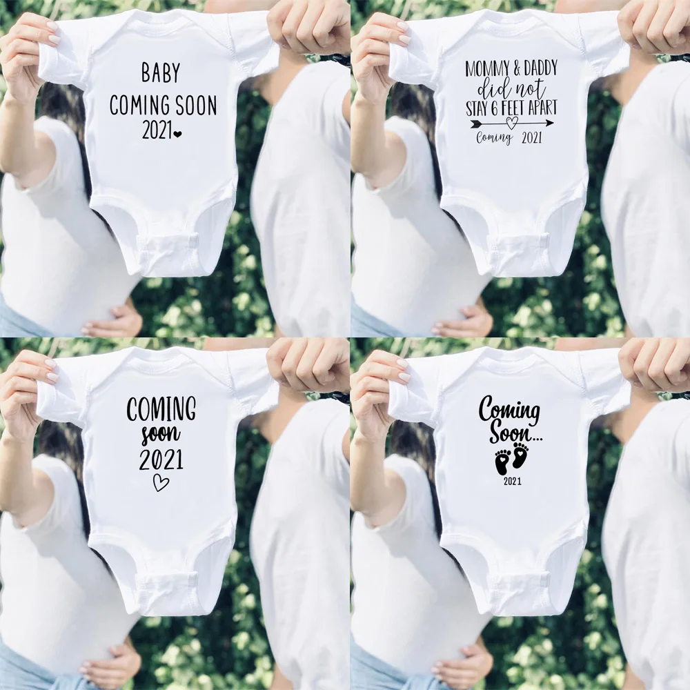 New Baby Announcement Pregnancy Announcement Baby Coming Soon 2021 Pregnancy Reveal Bodysuit Toddler Baby Jumpsuit 0-24M
New Baby Announcement Pregnancy Announcement Baby Coming Soon 2021 Pregnancy Reveal Bodysuit Toddler Baby Jumpsuit 0-24M